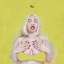 Mi Proyecto del curso: Retratos pictóricos con técnicas digitales - Watermelon. Un progetto di Illustrazione tradizionale, Illustrazione digitale, Pittura e Pittura digitale di Jose Carmona - 28.10.2020