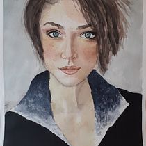 Mi Proyecto del curso: Retrato en acuarela a partir de una fotografía. Watercolor Painting project by ncirauqu - 10.30.2020