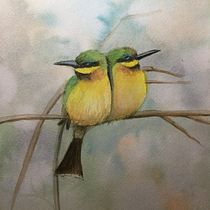 My project in Experimental Watercolor Techniques for Beginners course. Watercolor Painting project by Luisa Di Sarno - 04.07.2021