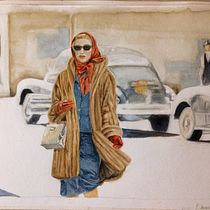 Mi Proyecto del curso: Ilustración con acuarela: recrea tus escenas más icónicas. Un progetto di Illustrazione tradizionale di Lola Araque - 31.10.2020