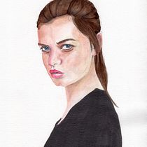 My project in Watercolor Portrait from a Photo course.  Thank you Sol, I have learned a lot from this course.  . Watercolor Painting project by thehehirs - 11.01.2020