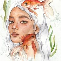 Mi Proyecto del curso: Retrato ilustrado en acuarela. Un progetto di Creatività e Pittura ad acquerello di bet_pallerola - 01.11.2020