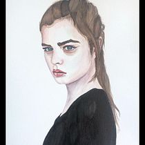 My project in Watercolor Portrait from a Photo course. Watercolor Painting project by Lena Balta - 11.01.2020