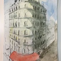 Not very satisfied with the results but the process was very very enjoyable... Thanks you Alex for introducing me to watercolour!. Pintura em aquarela projeto de rakanmag - 02.11.2020