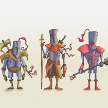 Meu projeto do curso: Fábrica de personagens ilustrados. Character Design project by Ricardo Lavoura - 11.02.2020
