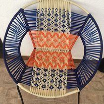 Mi Proyecto del curso: Introducción al tejido en cordón de PVC. Fiber Arts, Arts, Crafts, Furniture Design, Making, Interior Design, Decoration, Upc, and cling project by Rosa Morales - 11.01.2020