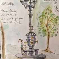 Mi Proyecto del curso: Visita a Barcelona. Un projet de Art urbain et Illustration architecturale de Monica Caprino - 12.11.2020
