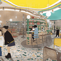 Mi Proyecto del curso: Diseño de interiores para restaurantes. Projekt z dziedziny 3D,  Architektura, Architektura c, frowa, Architektura wnętrz,  Dekoracja wnętrz, R, sunek c, frow,  Projektowanie 3D, Projektowanie wnętrz,  R, sunek architektoniczn, Dekoracja wnętrz i Postprodukcja fotograficzna użytkownika Sofia Morales - 04.11.2020