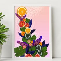 My project in Flat Illustration with Photoshop course Ein Projekt aus dem Bereich Botanische Illustration von Daria Goichman - 04.11.2020