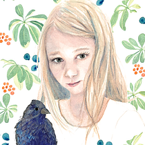 My project in Illustrated Portrait in Watercolor course. Un progetto di Illustrazione digitale e Pittura ad acquerello di Malin Merikalla - 04.11.2020