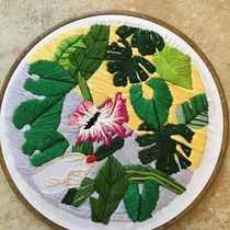 Mi Proyecto del curso: Introducción al bordado botánico. Un projet de Broderie de Angelica Arango - 04.11.2020