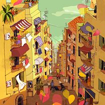 Meu projeto do curso: Ilustração arquitetônica: capture a personalidade de uma cidade. Drawing, Digital Drawing, Traditional illustration, Digital Illustration, and Sketchbook project by charlene_lef - 11.04.2020