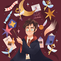 Proyecto final | Ilustración flat con Photoshop Ein Projekt aus dem Bereich Traditionelle Illustration von Johanna Rodrigues - 04.11.2020