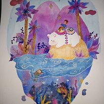 Mi Proyecto del curso: Técnicas de ilustración con acuarela y gouache. Fine Arts project by Lina Maria Muñoz Torres - 11.06.2020