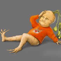My project in Digital Painting for Characters: Color and Light course. Kevin the carrot. Ilustração digital projeto de angeladouglass21 - 09.11.2020