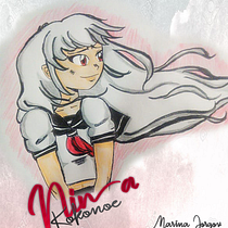 Meu projeto do curso: Criação de personagens de mangá. Drawing project by Marina Jorgov - 11.06.2020