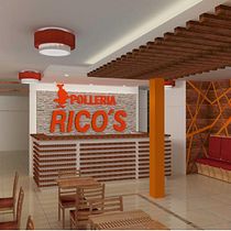 Mi Proyecto de Restaurante : Pollería. Projekt z dziedziny Projektowanie wnętrz i Architektura wnętrz użytkownika irenca_coya - 07.11.2020