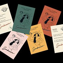 Sambrosa: diseño de la identidad gráfica completa de un restaurante mexicano.. Un proyecto de Diseño editorial y Diseño gráfico de Victoria Ivaldy - 06.11.2020