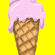 Mi Proyecto: Helado. Fine Arts, and Digital Drawing project by Verónica Vicente Ramos - 11.06.2020