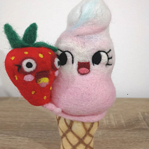 Mi Proyecto del curso: Creación de un art toy: técnica de needle felting. Un projet de Conception de jouets de Deliana Mata - 06.11.2020