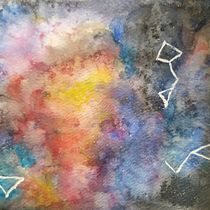 My project in Modern Watercolor Techniques course. Painting project by Canard Céline - 11.13.2020