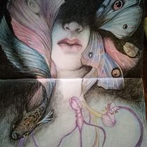My project in Chiaroscuro Creative Portrait with Pencils course. Desenho projeto de Aneta Guleva - 13.01.2021