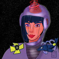 A Janela do Astronauta. Digital Drawing project by Gabriel Vidile - 11.14.2020