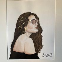 Mi Proyecto del curso: Retrato en acuarela a partir de una fotografía. Portrait Drawing project by Emma Yepiz Salido - 11.08.2020