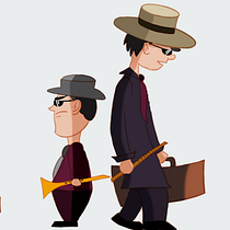 Mi Proyecto del curso: Los Musicos Gangsters. Character Design project by Karen Gil - 11.08.2020