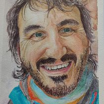Mi Proyecto del curso: Retrato artístico en acuarela. Fine Arts project by Cristina Hortigüela - 01.14.2021