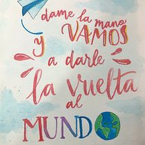 Mi Proyecto del curso: Caligrafía con pinceles de agua para principiantes :). Un progetto di Calligrafia di alejasierra84 - 08.11.2020