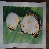 Mi Proyecto del curso: murciélago blanco hondureño. Watercolor Painting project by Fer Laiho - 11.09.2020