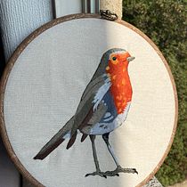 Mi Proyecto del curso: Pintar con hilo: técnicas de ilustración textil. Bordado projeto de Claudia Carrasco - 03.04.2021