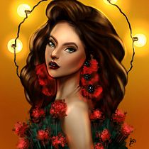 Digital Fantasy Portraits with Procreate (instead of Photoshop). Artistic Drawing, Digital Illustration, and Digital Painting project by Leticia Rezende - 11.09.2020