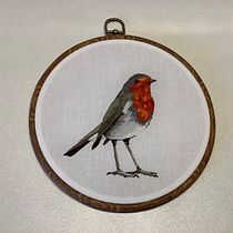 My project in Painting with Thread: Textile Illustration Techniques course. Embroider project by Kate Gendle - 01.02.2021