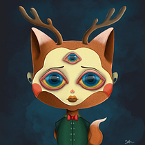 My “mystical forest child”. 2D Animation project by Jorge Pérez - 11.10.2020