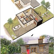 My project in Digital Illustration of Architectural Projects course. 3D Modeling, and Architecture project by Nicolás Ferrovia - 11.09.2020