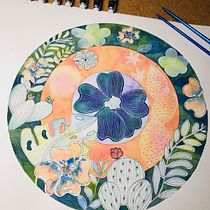 Mi Proyecto del curso: Técnicas de acuarela en negativo para ilustración botánica Ein Projekt aus dem Bereich Design von XIMENA GONZALEZ - 10.11.2020