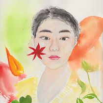 My project in Illustrated Portrait in Watercolor course. Pintura em aquarela projeto de watercolourwendy - 10.11.2020