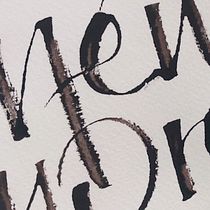 Caligrafia com tira-linhas. Calligraph project by Anny Souza - 11.10.2020