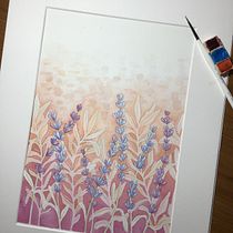 Mi Proyecto del curso: Técnicas de acuarela en negativo para ilustración botánica Ein Projekt aus dem Bereich Traditionelle Illustration von Pili Guardiola - 11.11.2020