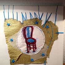 "Sillas y otros asientos" Mi Proyecto del curso: Técnicas de bordado experimental sobre papel Ein Projekt aus dem Bereich Stickerei von Patricia de Buen - 12.11.2020
