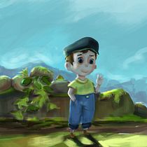 My project in Lighting Principles for Digital Painting course. Lighting Design project by praseed_arts - 11.12.2020