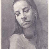  +-My project in Realistic Portrait with Graphite Pencil course. Drawing project by dina1922 - 11.12.2020