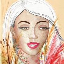 Final project: Autumn Grass. Pintura em aquarela projeto de Lena Heinen - 12.11.2020