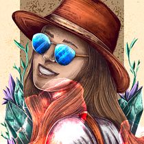 Mi Proyecto del curso: Retrato ilustrado con Procreate. Ilustração digital projeto de alexarvizu94 - 13.11.2020