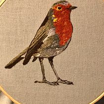 My project in Painting with Thread: Textile Illustration Techniques course. Embroider project by mo.thompson1 - 11.13.2020
