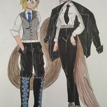 Mi Proyecto del curso: Creación de personajes manga. Manga project by Miranda Cammarano Villarroel - 02.15.2021