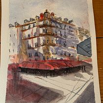 My project in Architectural Sketching with Watercolor and Ink course. Pintura em aquarela projeto de sam_335464 - 13.11.2020