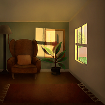 Meu projeto do curso: Princípios de iluminação para pintura digital. Traditional illustration, Digital Illustration, and Digital Painting project by Isabela Cotrim - 02.03.2021